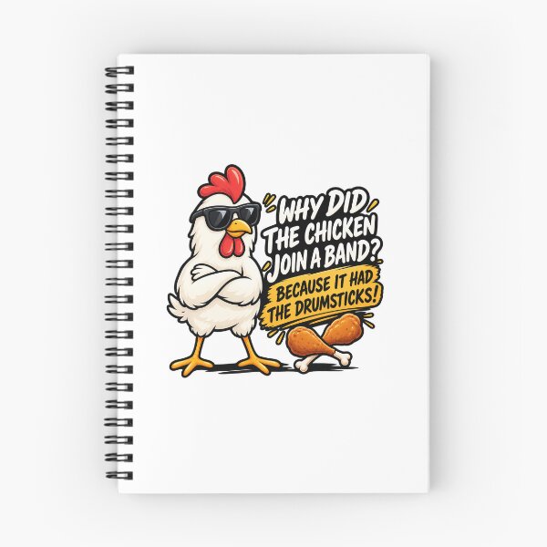 Item preview, Why Did The Chicken Join A Band? designed and sold by JN-Designn.