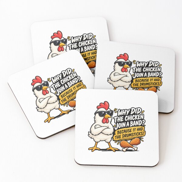 Item preview, Why Did The Chicken Join A Band? designed and sold by JN-Designn.