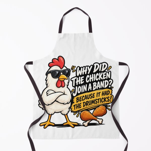 Item preview, Why Did The Chicken Join A Band? designed and sold by JN-Designn.