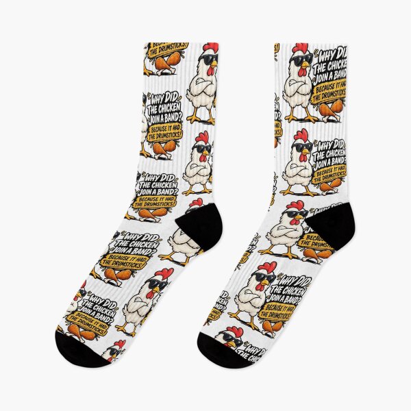 Item preview, Why Did The Chicken Join A Band? designed and sold by JN-Designn.