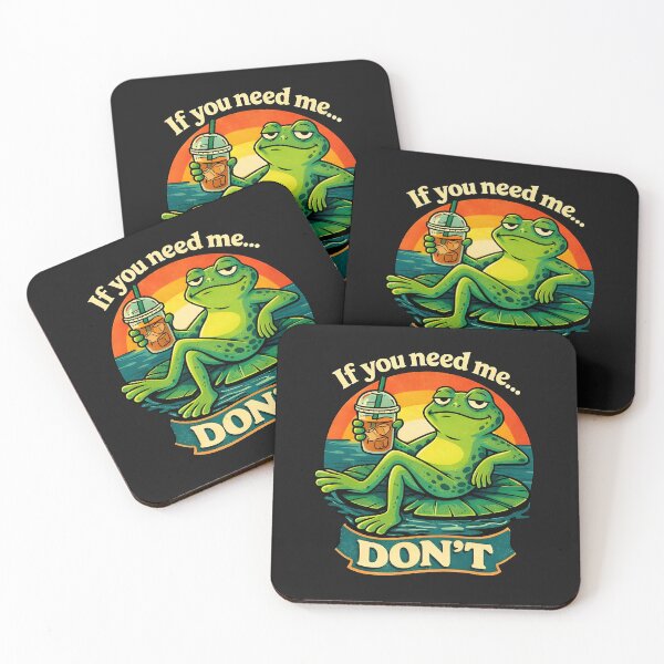Item preview, If You Need Me Don’t – Funny Frog Coffee Introvert  designed and sold by HiPatti.
