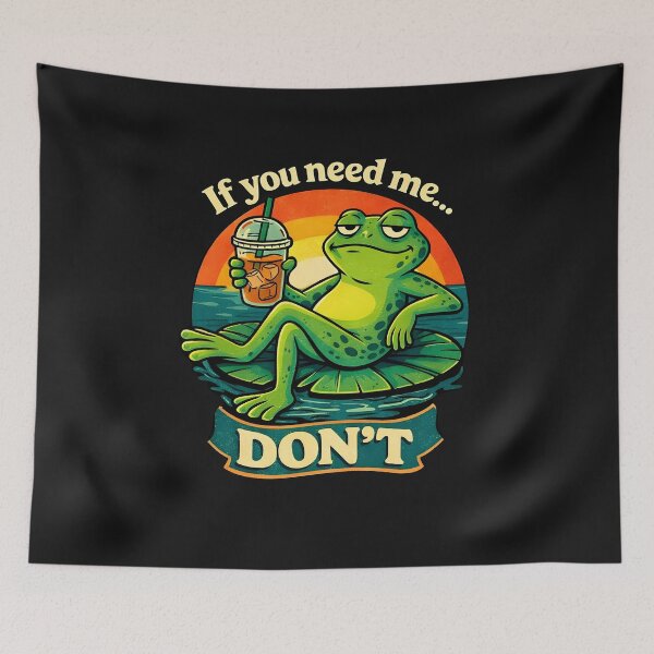 Item preview, If You Need Me Don’t – Funny Frog Coffee Introvert  designed and sold by HiPatti.