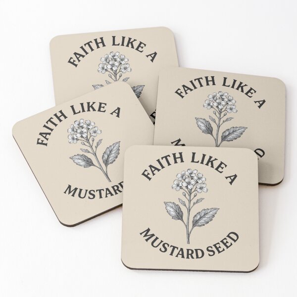 Item preview, Faith Like a Mustard Seed | Matthew 17:20 | Christian Botanical Gift | Vintage Faith Illustration | Christian Women Gift designed and sold by HooptownRV.