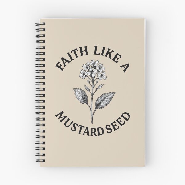 Item preview, Faith Like a Mustard Seed | Matthew 17:20 | Christian Botanical Gift | Vintage Faith Illustration | Christian Women Gift designed and sold by HooptownRV.
