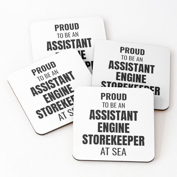 Item preview, Proud to be an Assistant Engine Storekeeper at Sea (Black) designed and sold by ShipCrewNation.