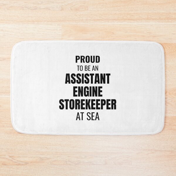 Item preview, Proud to be an Assistant Engine Storekeeper at Sea (Black) designed and sold by ShipCrewNation.