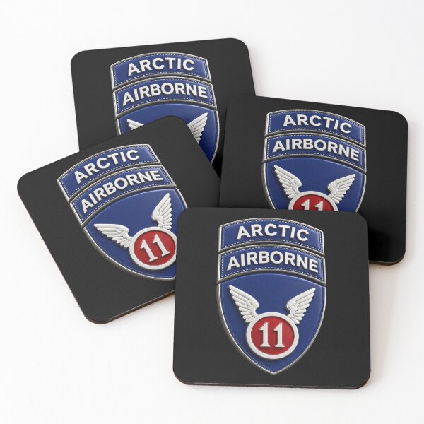 Item preview, 11th Airborne Division w Arctic Tab wo txt - 3D - Enhanced designed and sold by Military Insignia Products.