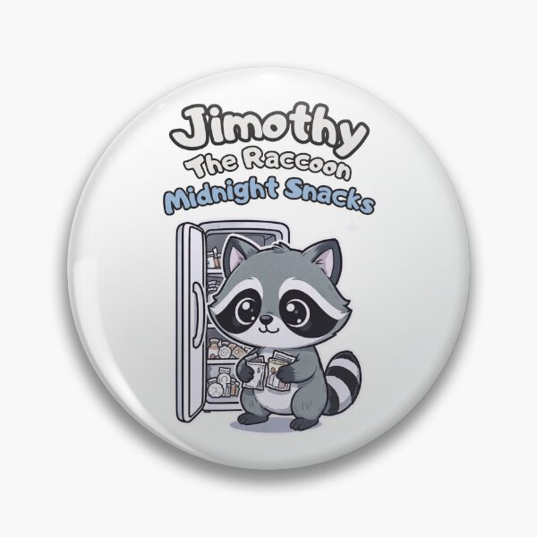 Item preview, Jimothy The Raccoon Midnight Snacks - Funny Night Owl Foodie Tee   designed and sold by BellabdO.
