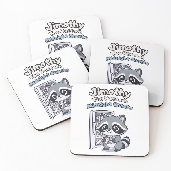 Item preview, Jimothy The Raccoon Midnight Snacks - Funny Night Owl Foodie Tee   designed and sold by BellabdO.
