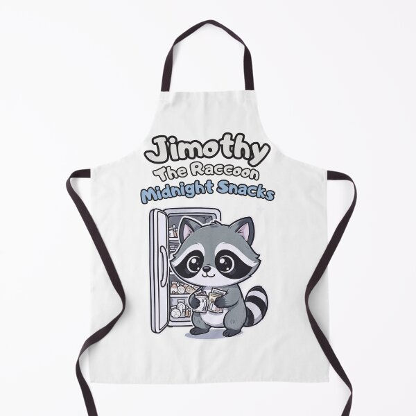 Item preview, Jimothy The Raccoon Midnight Snacks - Funny Night Owl Foodie Tee   designed and sold by BellabdO.