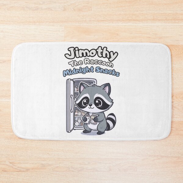 Item preview, Jimothy The Raccoon Midnight Snacks - Funny Night Owl Foodie Tee   designed and sold by BellabdO.