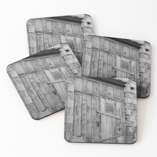 Item preview, Rustic Wooden Door Set in Weathered Stone Architectural Feature designed and sold by Nmallia.