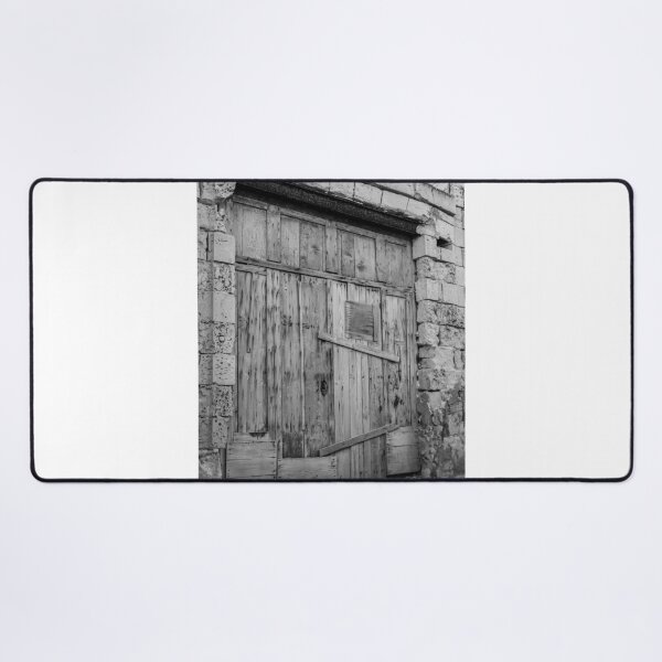 Item preview, Rustic Wooden Door Set in Weathered Stone Architectural Feature designed and sold by Nmallia.