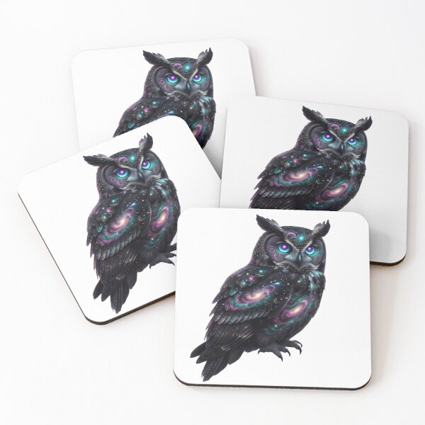 Item preview, Cosmic Guardian - Galactic Owl designed and sold by design-rebell.
