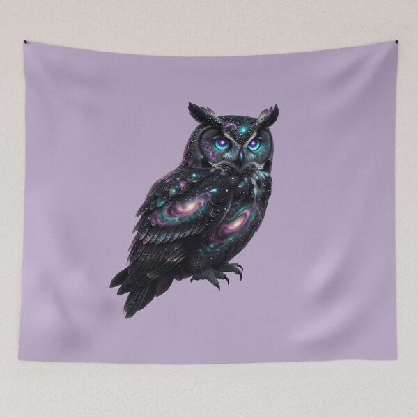 Item preview, Cosmic Guardian - Galactic Owl designed and sold by design-rebell.