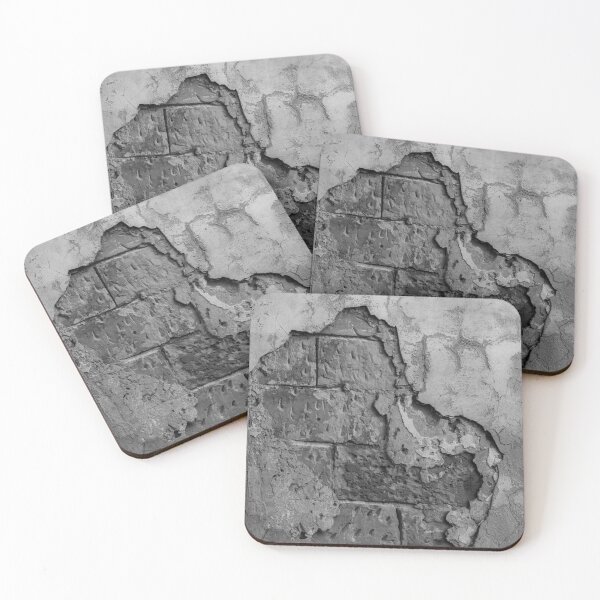 Item preview, Detailed View of Weathered Concrete and Brick Wall Surface designed and sold by Nmallia.