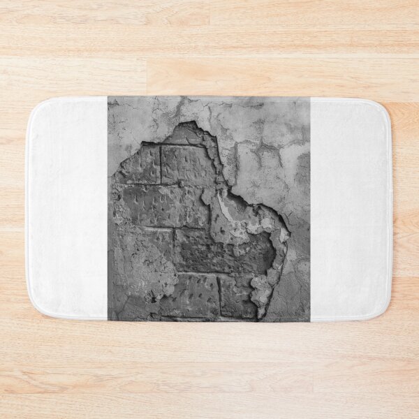 Item preview, Detailed View of Weathered Concrete and Brick Wall Surface designed and sold by Nmallia.