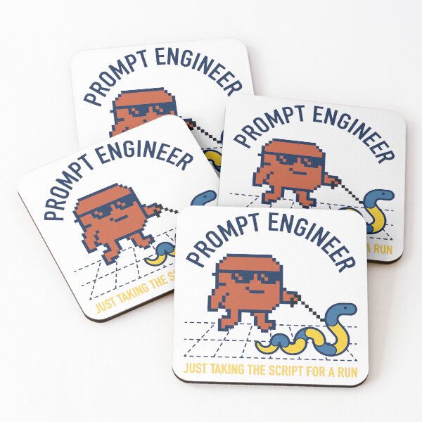 Artikelvorschau, T-Shirt-Design „Prompt Engineer Pixel Pet Walk Retro Coder“ entworfen und verkauft von KIDEnia.