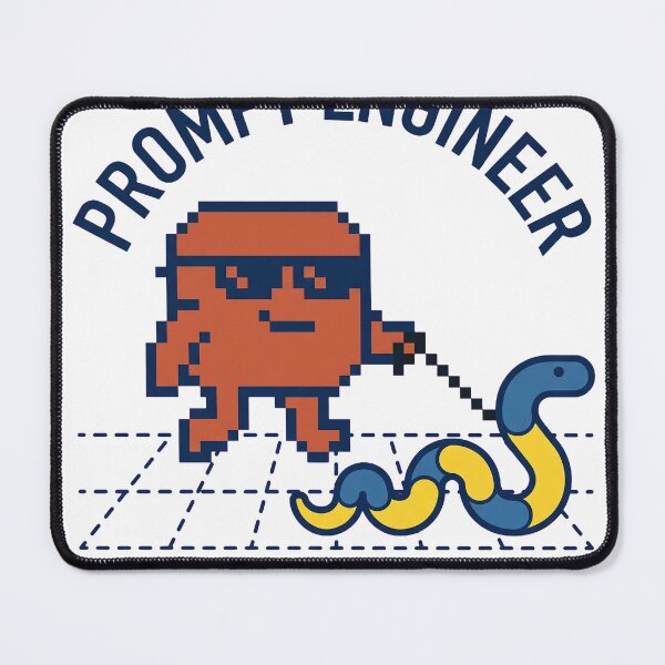 Item preview, Prompt Engineer Pixel Pet Walk Retro Coder T-Shirt Design designed and sold by KIDEnia.