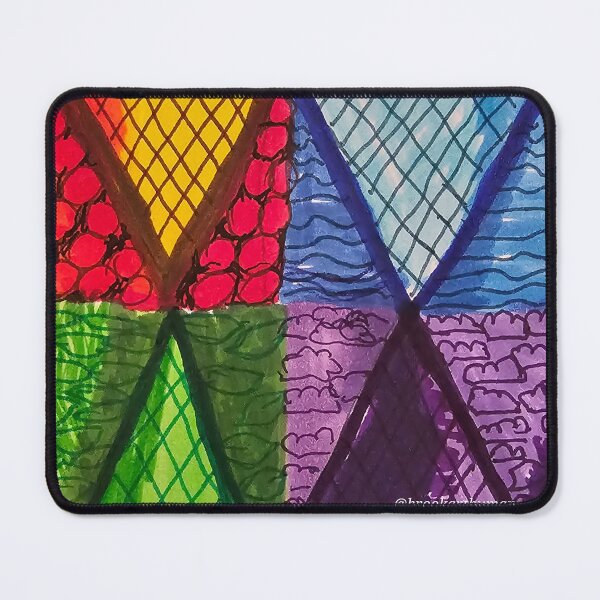 Item preview, Rainbow diamonds and grids designed and sold by DancingCreek.