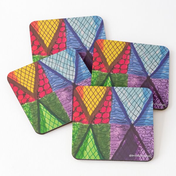 Item preview,  Rainbow diamonds and grids designed and sold by DancingCreek.