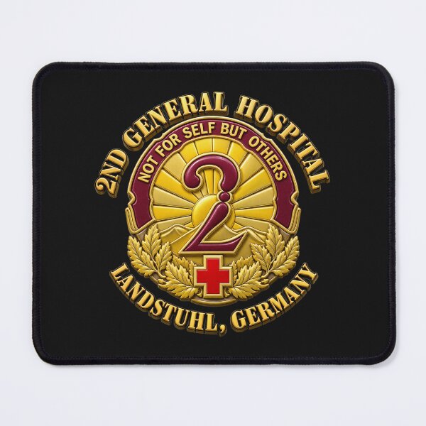 Item preview, Army - 2nd General Hospital - Landstuhl Germany - 3D - Enhanced designed and sold by Military Insignia Products.