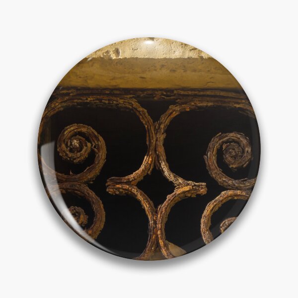 Item preview, Rustic Window With Decorative Iron Bars on Stone Wall designed and sold by Nmallia.