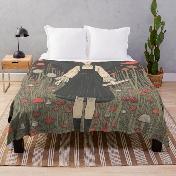 Item preview, Gothic Fairy in Mushroom Forest designed and sold by Dark-Circuit-Haven.