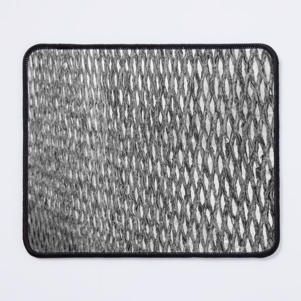 Item preview, Black and White Close-Up of a Metal Mesh Texture designed and sold by Nmallia.