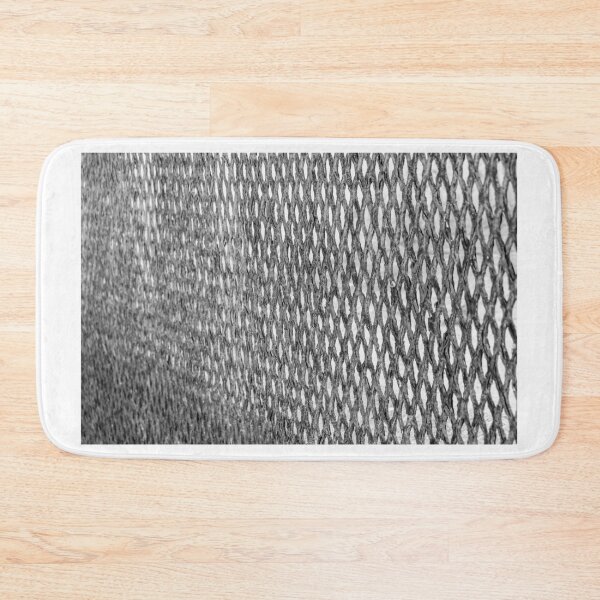 Item preview, Black and White Close-Up of a Metal Mesh Texture designed and sold by Nmallia.