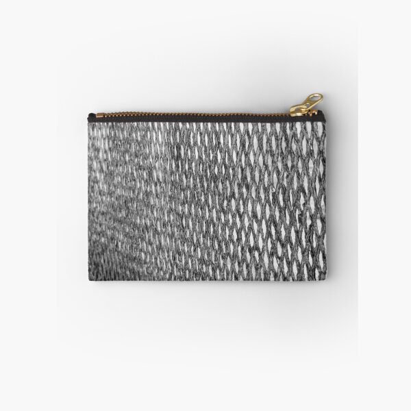 Item preview, Black and White Close-Up of a Metal Mesh Texture designed and sold by Nmallia.