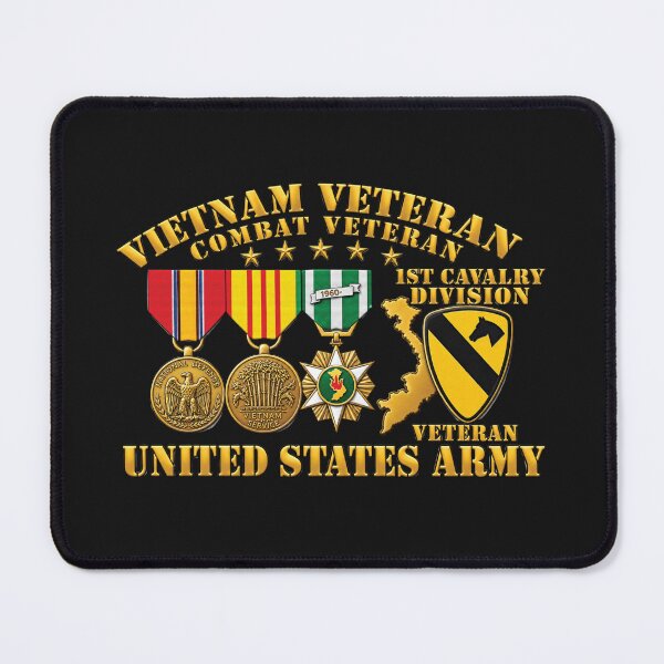 Item preview, Army - Vietnam Vet - w Medals - VN - 1st Cav Division - 3D - Enhanced designed and sold by Military Insignia Products.