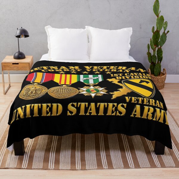 Item preview, Army - Vietnam  Vet - w Medals - VN - 1st Cav Division - 3D - Enhanced designed and sold by Military Insignia Products.