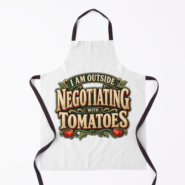 Item preview, I Am Outside Negotiating With Tomatoes Gardening designed and sold by FZ Designs.
