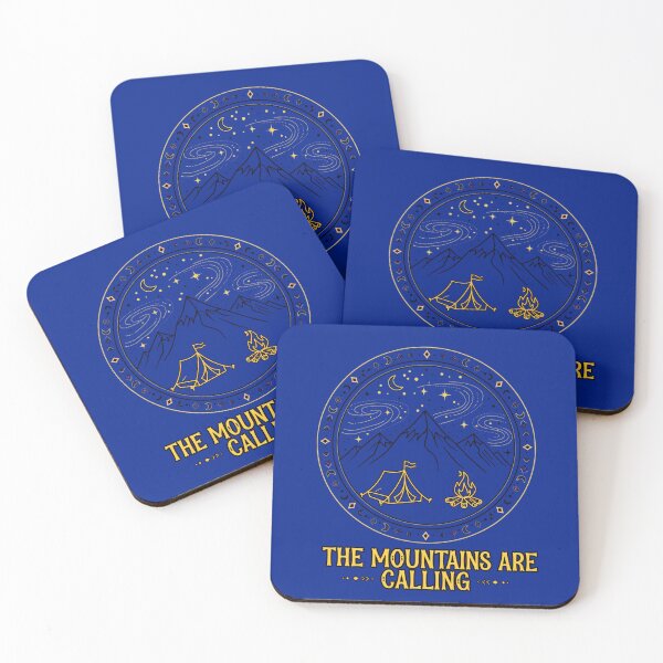 Item preview, Boho Mystical Mountain Badge - The Mountains Are Calling designed and sold by LuxeBuzz.