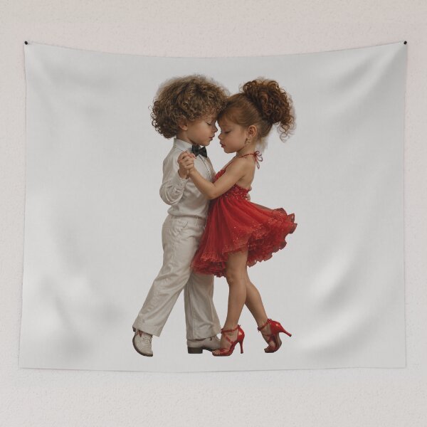 Item preview, Little Dance Partners – Childhood Friendship designed and sold by GRFORA.