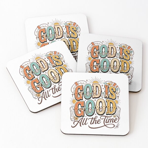 Item preview, God Is Good All The Time | Vintage Western Christian Floral Design designed and sold by BumbleBloom7.