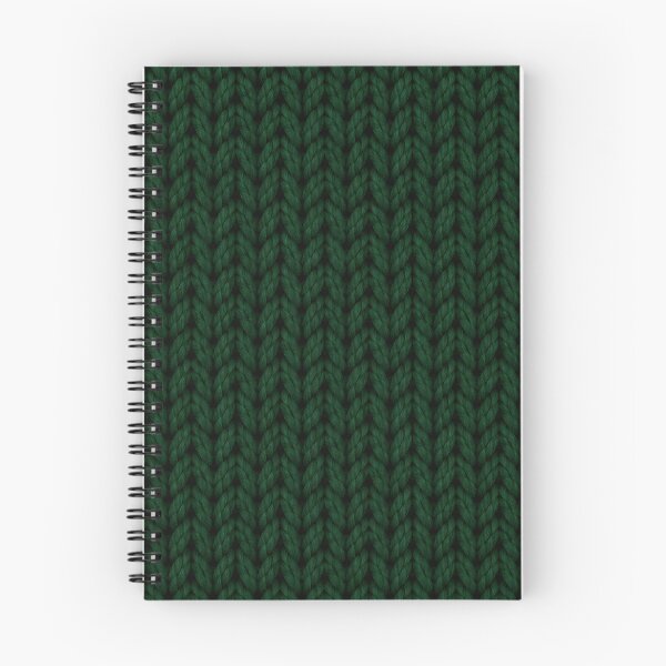 Item preview, Dark Forest Green Knitted Texture Pattern designed and sold by blankTeeShirt.