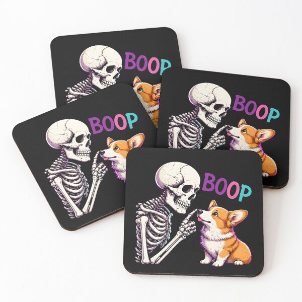 Item preview, Funny Corgi Boop Skeleton – Spooky Cute Halloween Dog  designed and sold by HiPatti.