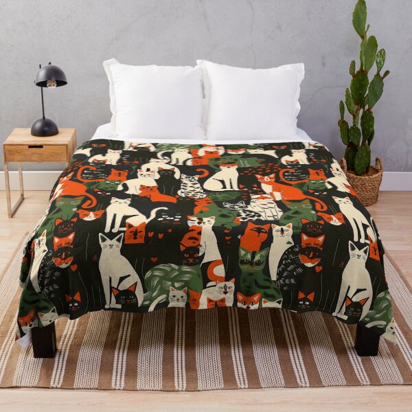 Item preview, Colorful Cats Pattern designed and sold by xiao xuans.