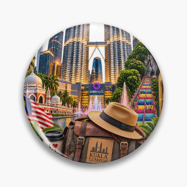 Item preview, Kuala Lumpur Malaysia – Travel, Petronas Towers and Batu Caves designed and sold by J-Impression.