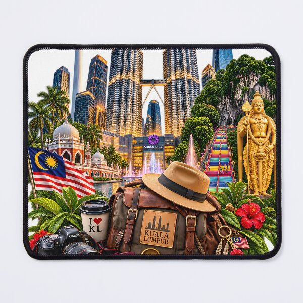 Item preview, Kuala Lumpur Malaysia – Travel, Petronas Towers and Batu Caves designed and sold by J-Impression.