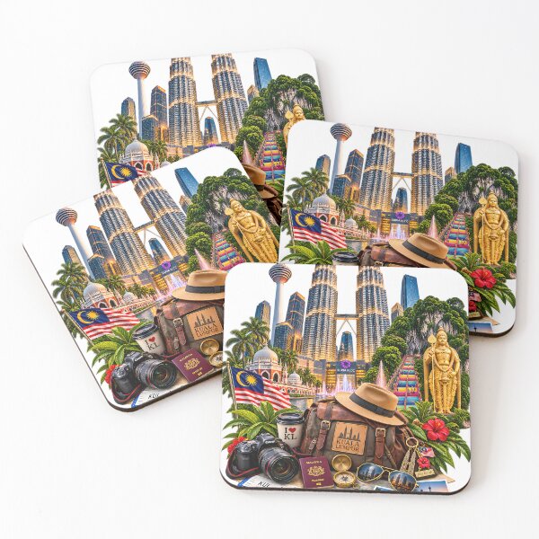 Item preview, Kuala Lumpur Malaysia – Travel, Petronas Towers and Batu Caves designed and sold by J-Impression.