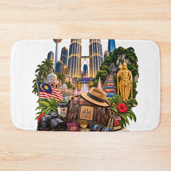 Item preview, Kuala Lumpur Malaysia – Travel, Petronas Towers and Batu Caves designed and sold by J-Impression.