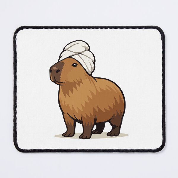 Item preview, Turban Capybara Funny Gift for Animal Lovers, Kids & Humor Fans designed and sold by stylishdzign.