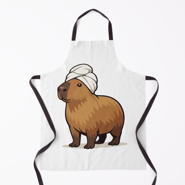 Artikelvorschau, Lustiges Geschenk mit Turban-Capybara für Tierliebhaber, Kinder und Humorbegeisterte entworfen und verkauft von stylishdzign.