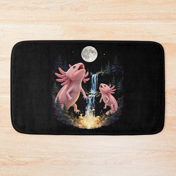 Item preview, Moonlit Axolotl Howl – Whimsical Night Axolotl Art for Animal Lovers & Cute Aquatic Creature Gifts designed and sold by Teetreasure2.