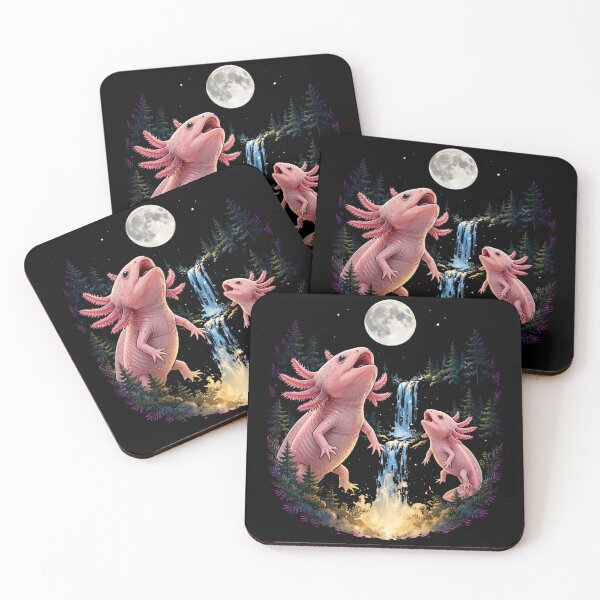 Item preview, Moonlit Axolotl Howl – Whimsical Night Axolotl Art for Animal Lovers & Cute Aquatic Creature Gifts designed and sold by Teetreasure2.