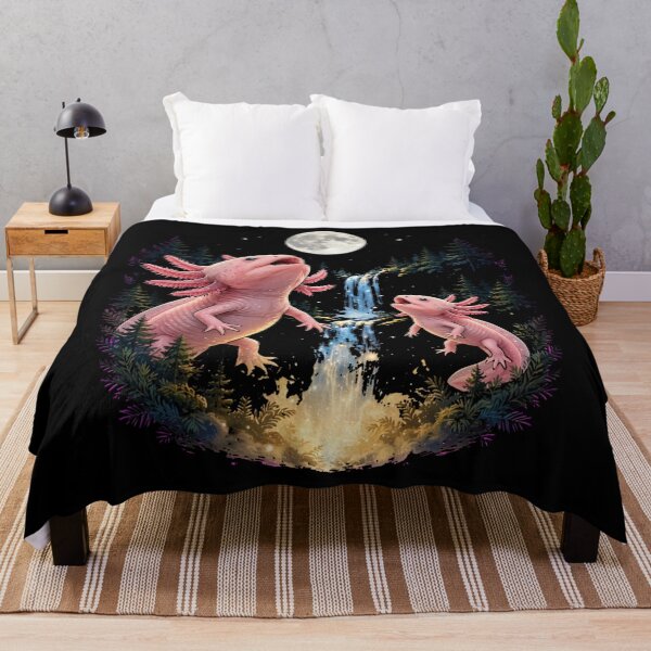 Item preview, Moonlit Axolotl Howl – Whimsical Night Axolotl Art for Animal Lovers & Cute Aquatic Creature Gifts designed and sold by Teetreasure2.