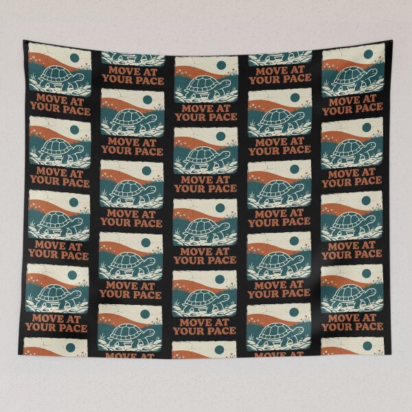 Item preview, Stoic Turtle – Move at Your Pace Philosophy Artwork designed and sold by Dogandesighn.